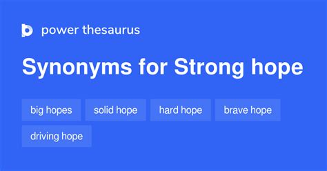 thesaurus for hope|stronger word for hope.